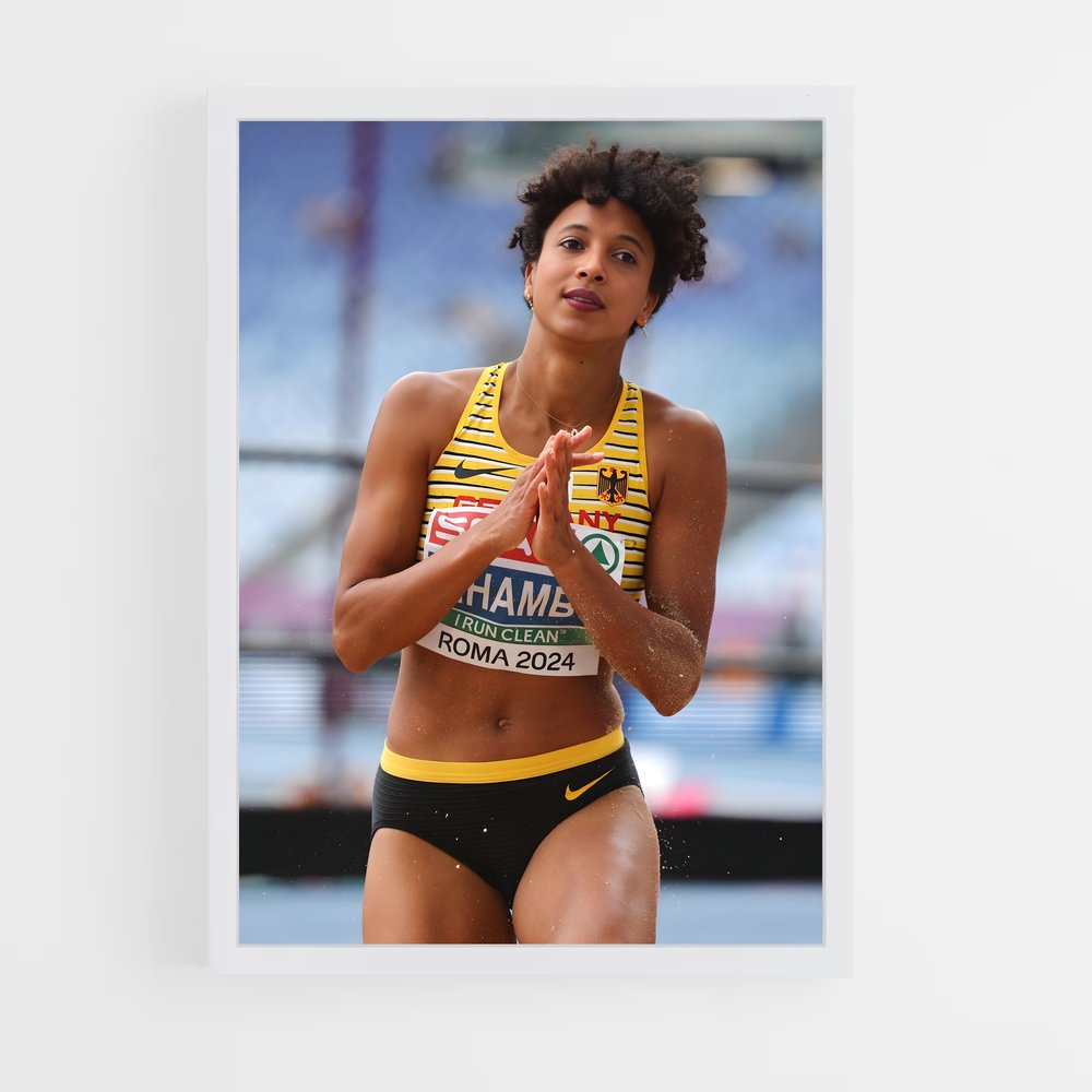 Poster Malaika mihambo – affiche Athlétisme (vue 3)